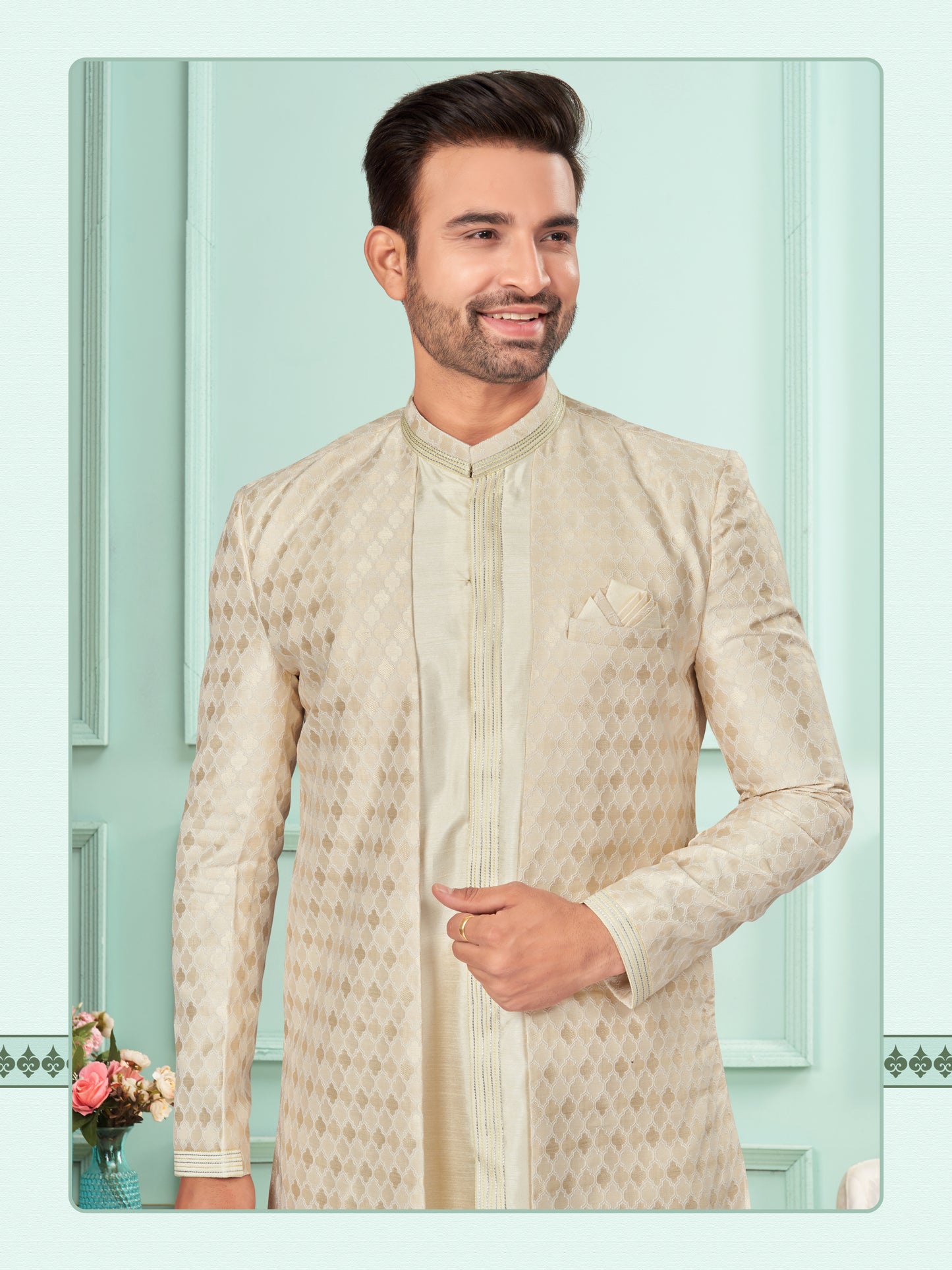 Kurta Pyjama With Jacket