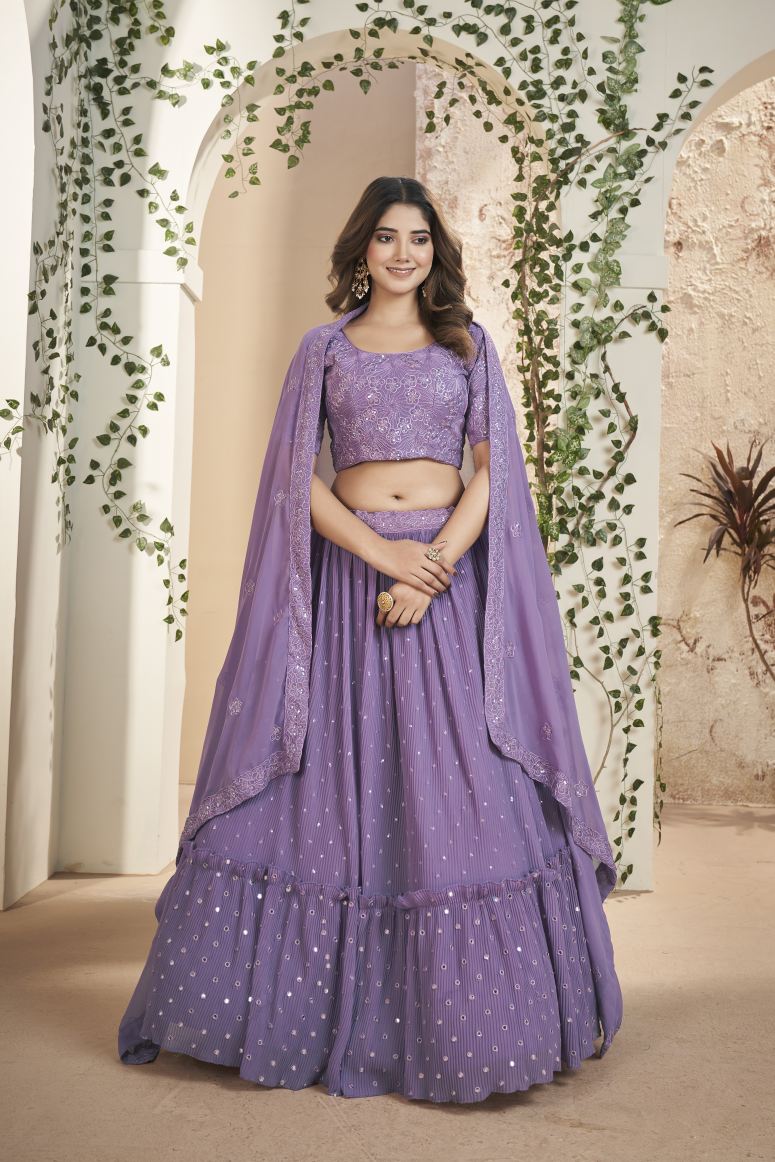 New Semi Stitiched Lehenga Choli