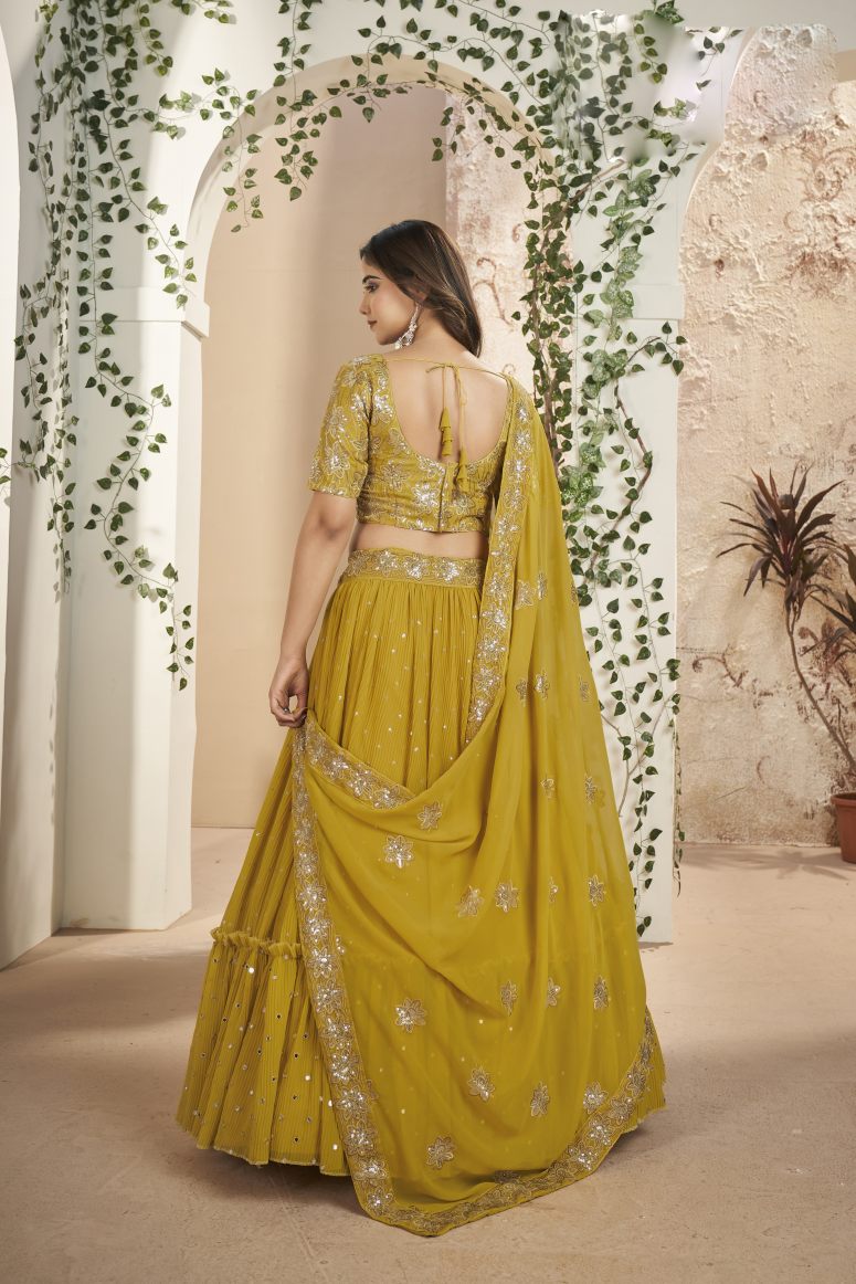 New Semi Stitiched Lehenga Choli