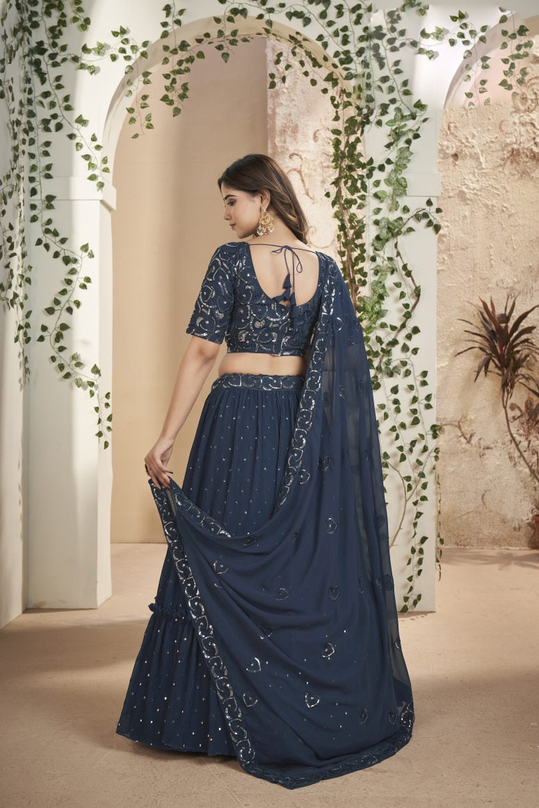 New Semi Stitiched Lehenga Choli