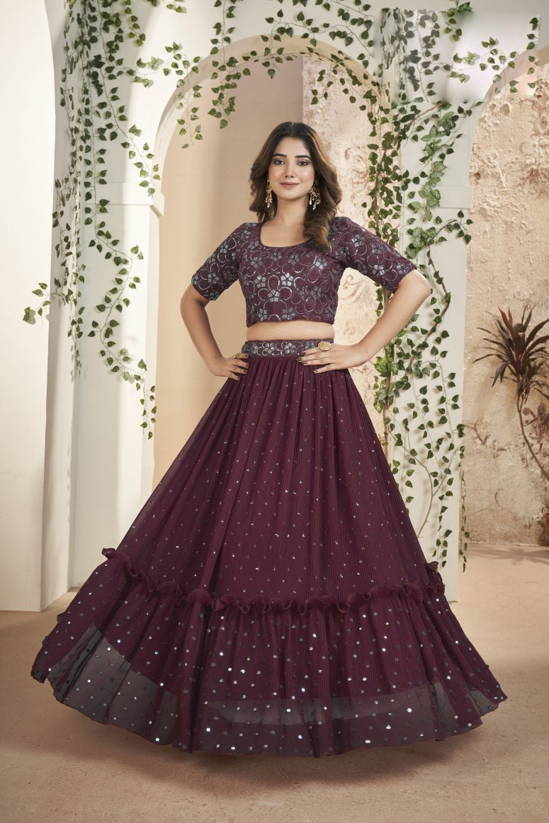 New Semi Stitiched Lehenga Choli