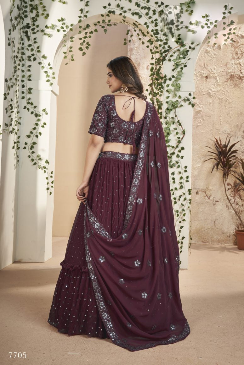 New Semi Stitiched Lehenga Choli