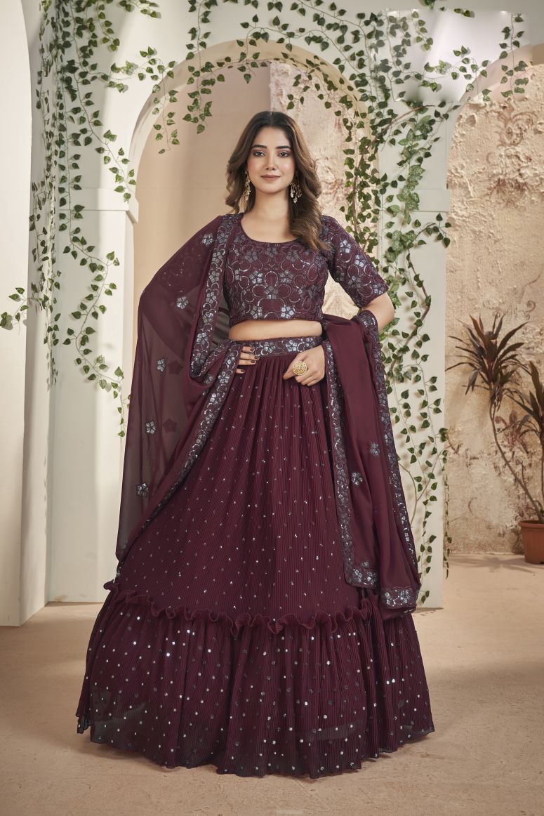 New Semi Stitiched Lehenga Choli