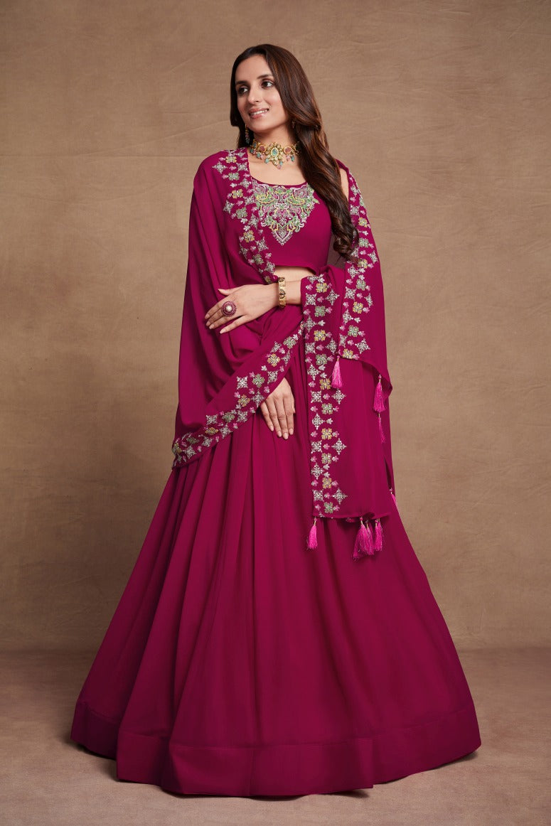 New Semi Stitiched Lehenga Choli