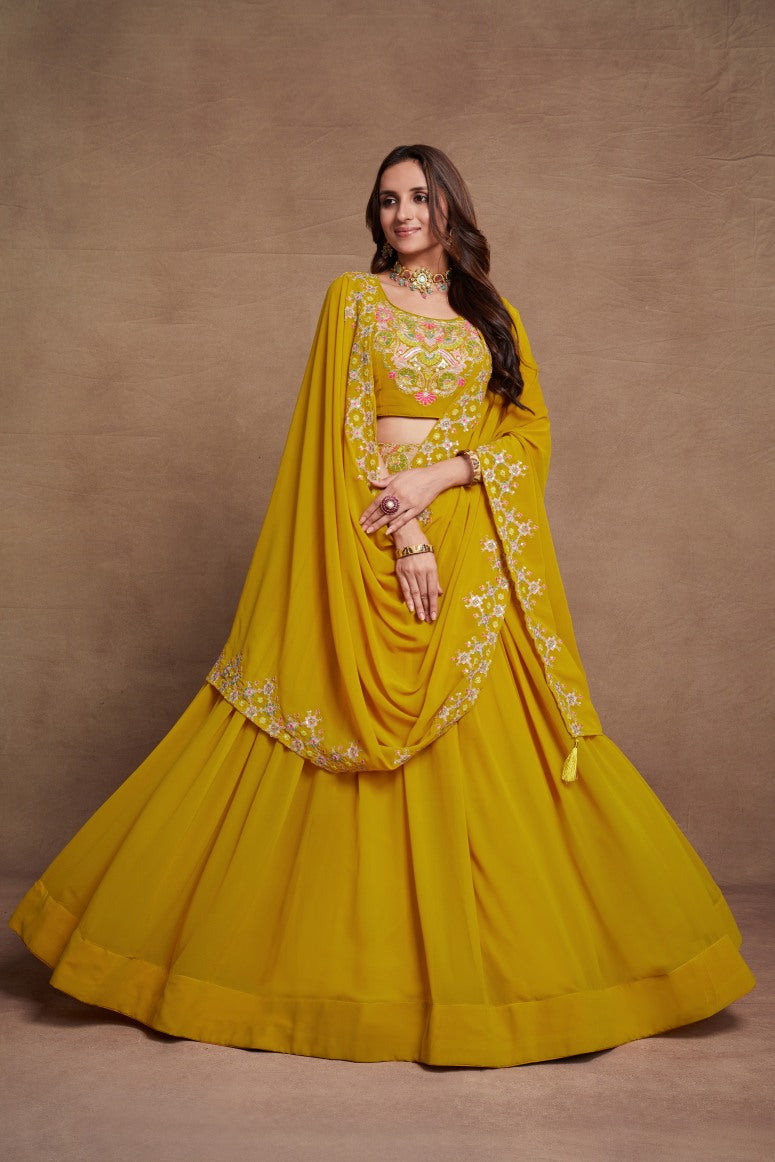 New Semi Stitiched Lehenga Choli