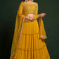 New Semi Stitiched Georgette Lehenga Choli