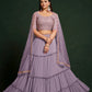 New Semi Stitiched Georgette Lehenga Choli