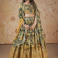 New Semi Stitiched Georgette Lehenga Choli