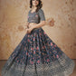 New Semi Stitiched Georgette Lehenga Choli