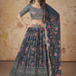 New Semi Stitiched Georgette Lehenga Choli