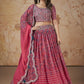 New Semi Stitiched Georgette Lehenga Choli