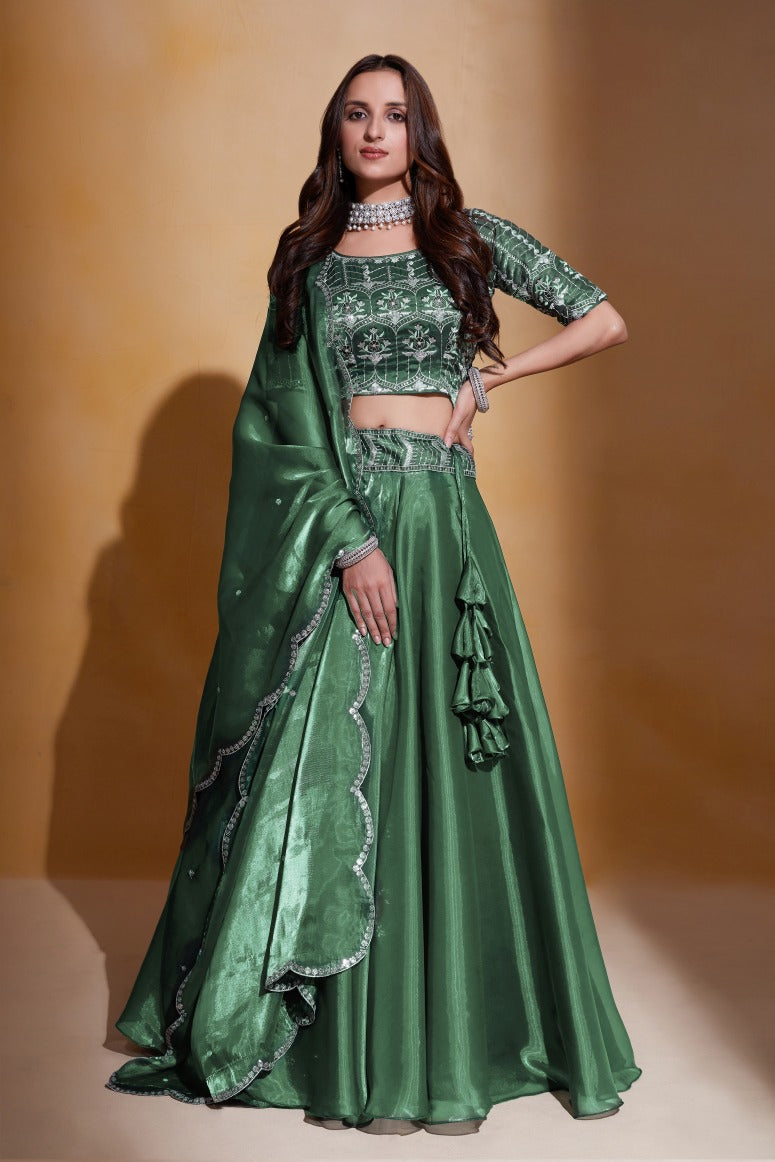 New Semi Stitiched Lehenga Choli