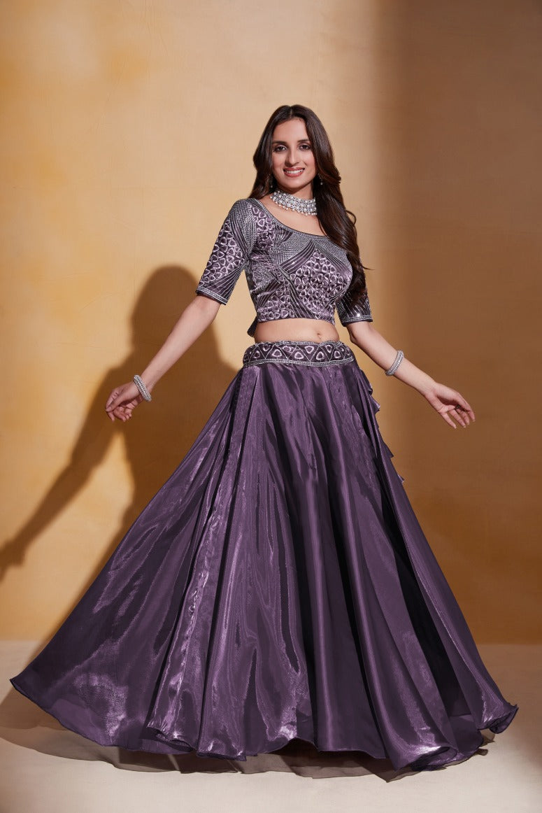 New Semi Stitiched Lehenga Choli