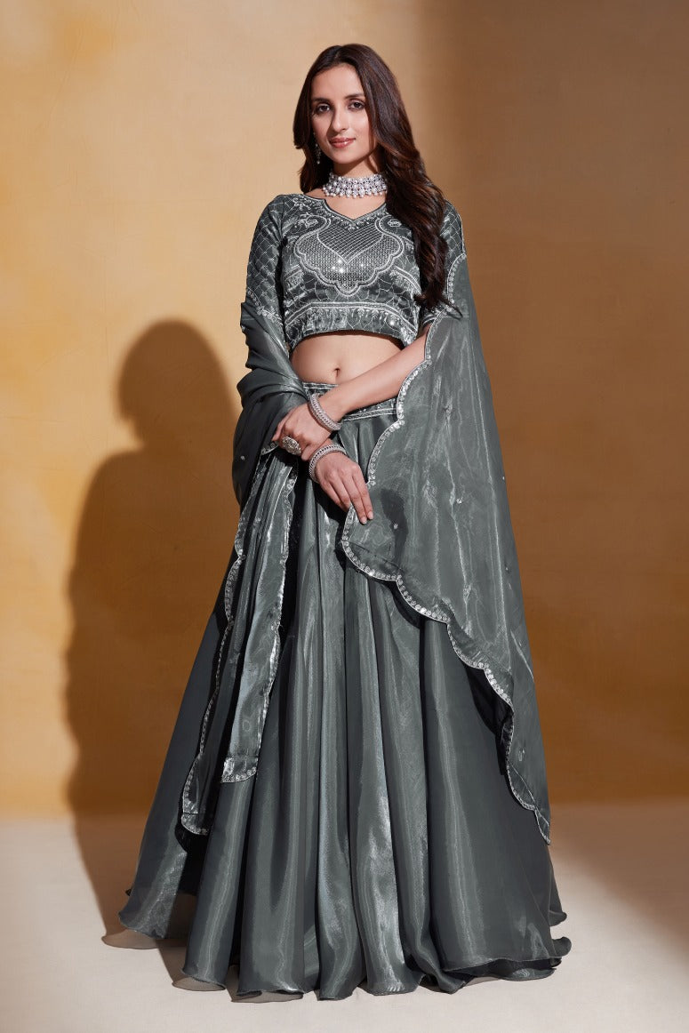 New Semi Stitiched Lehenga Choli