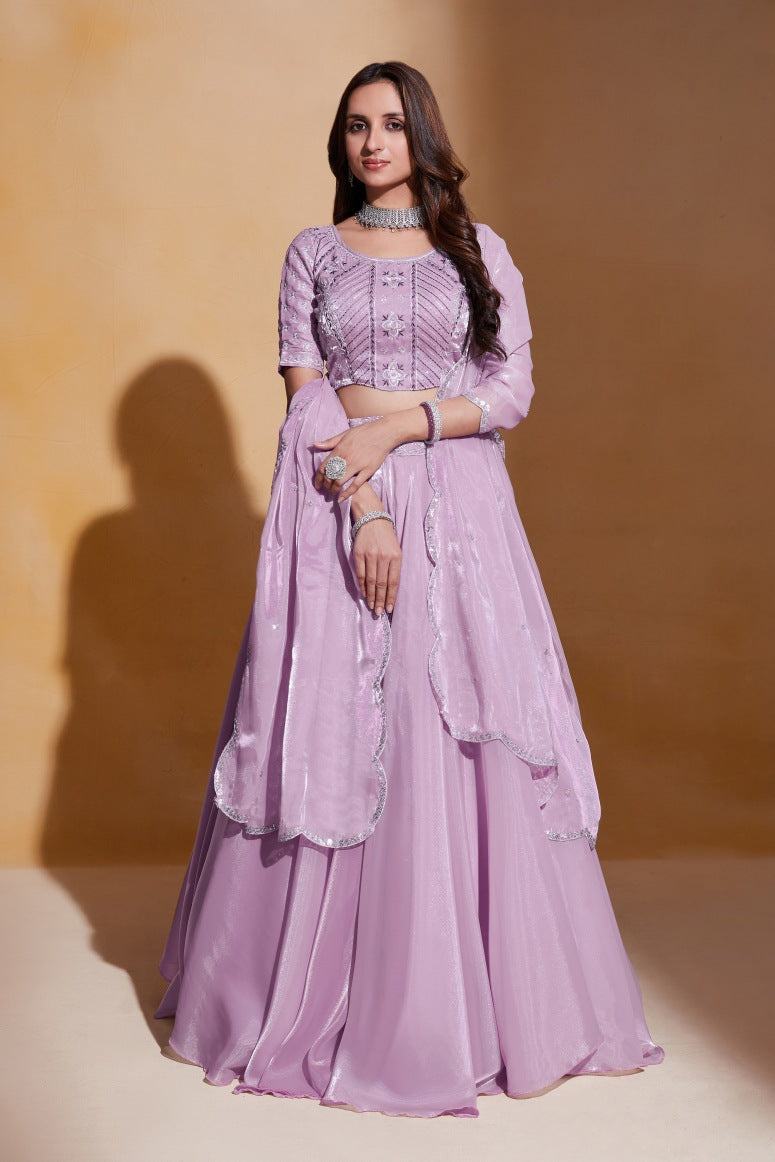 New Semi Stitiched Lehenga Choli