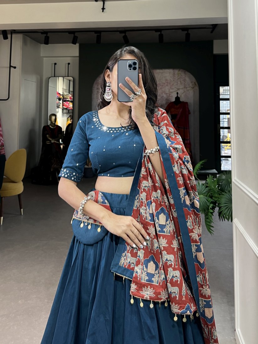 New Semi Stitiched Lehenga Choli