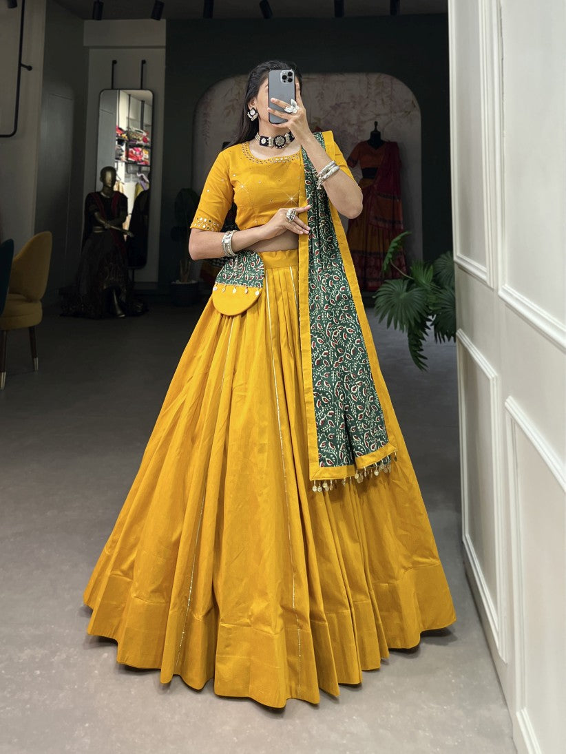 New Semi Stitiched Lehenga Choli