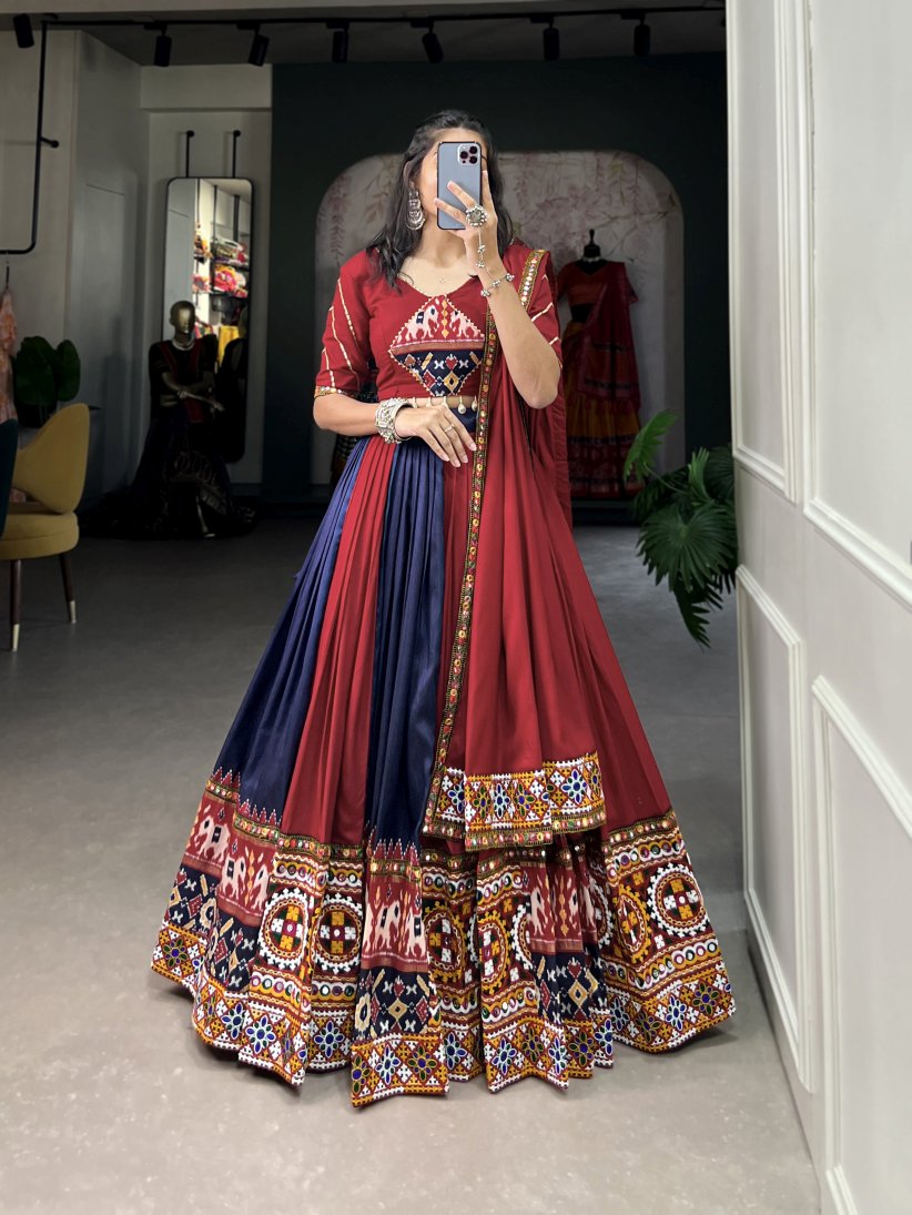 New Semi Stitiched Lehenga Choli