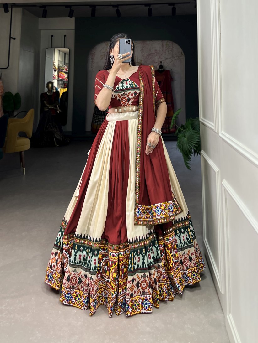 New Semi Stitiched Lehenga Choli