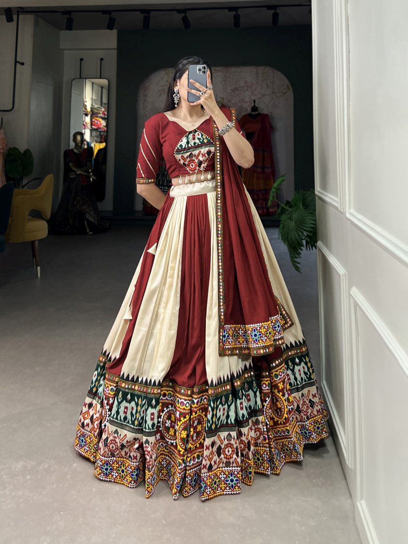 New Semi Stitiched Lehenga Choli