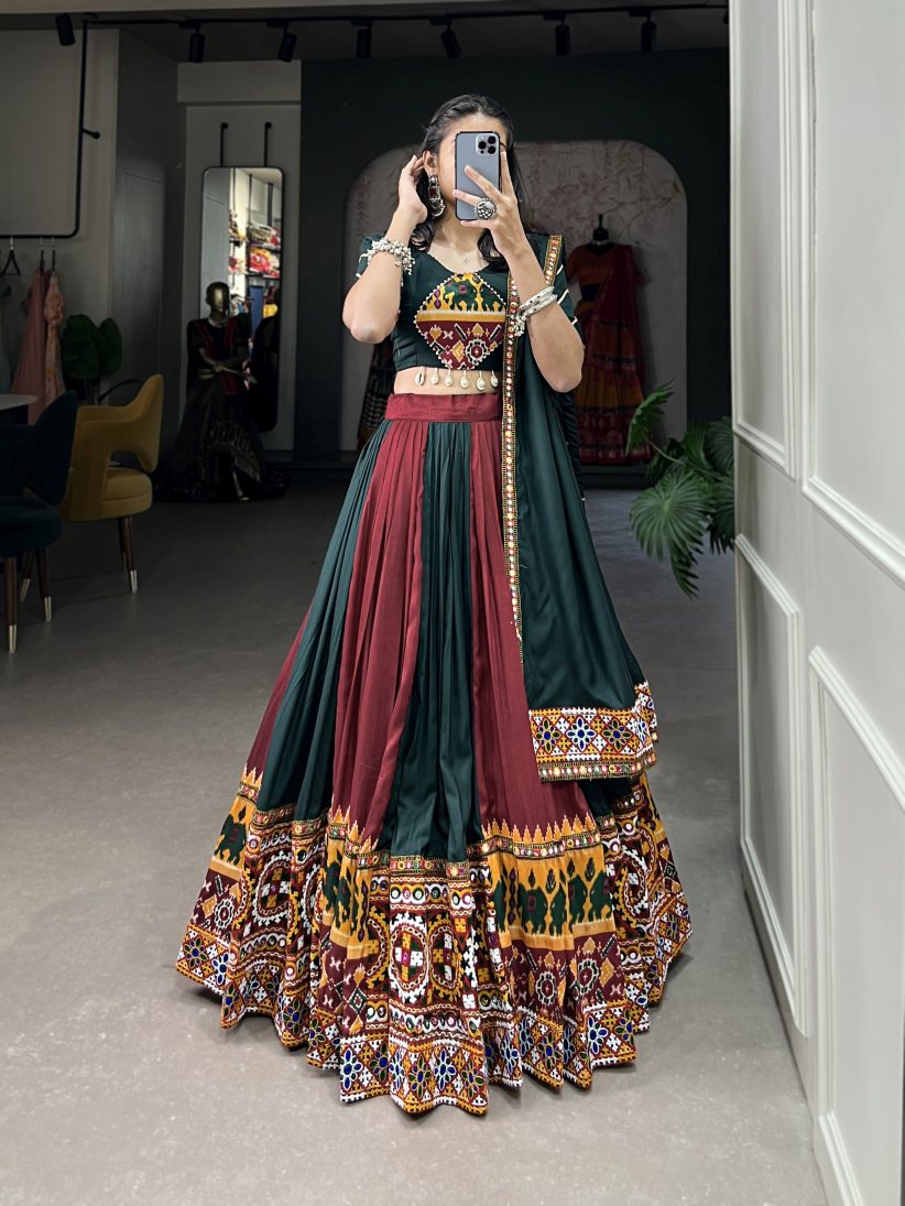 New Semi Stitiched Lehenga Choli