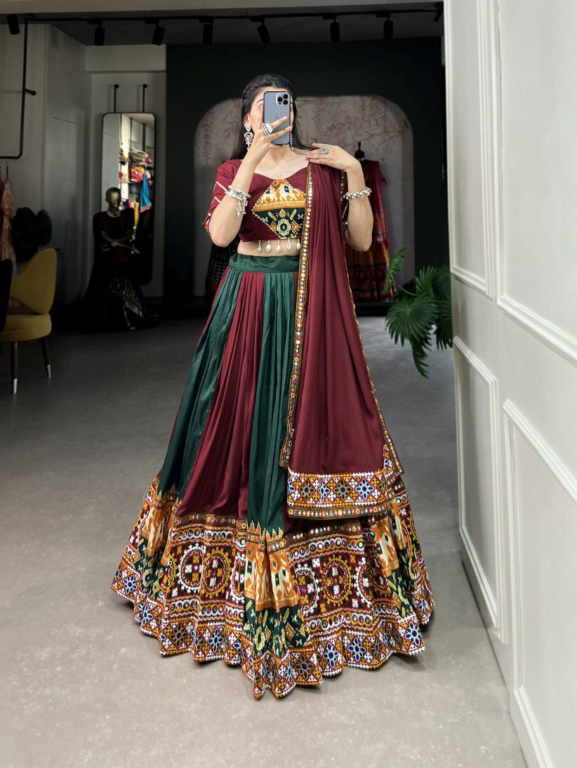 New Semi Stitiched Lehenga Choli