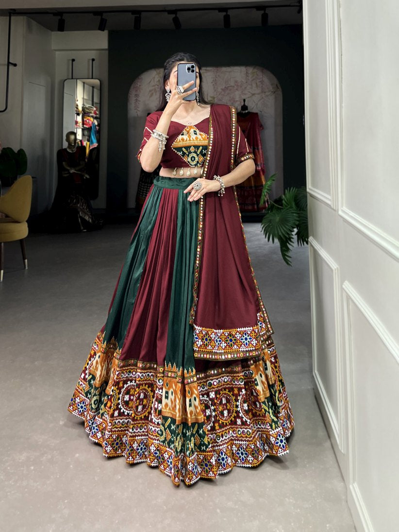 New Semi Stitiched Lehenga Choli