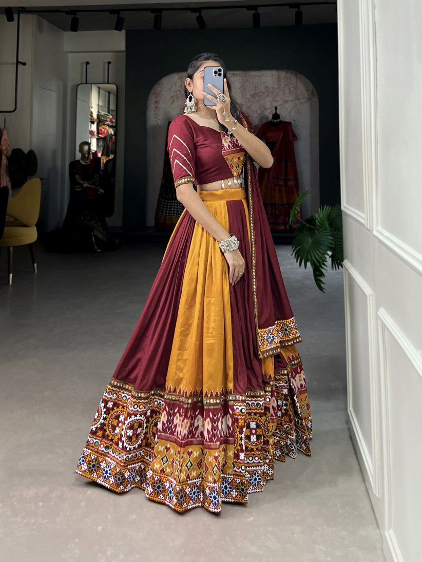 New Semi Stitiched Lehenga Choli