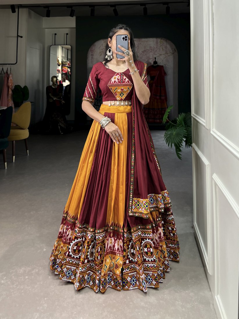 New Semi Stitiched Lehenga Choli