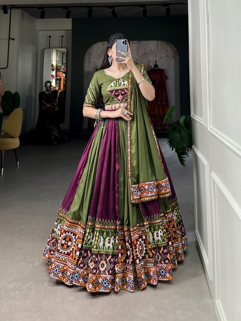 New Semi Stitiched Lehenga Choli