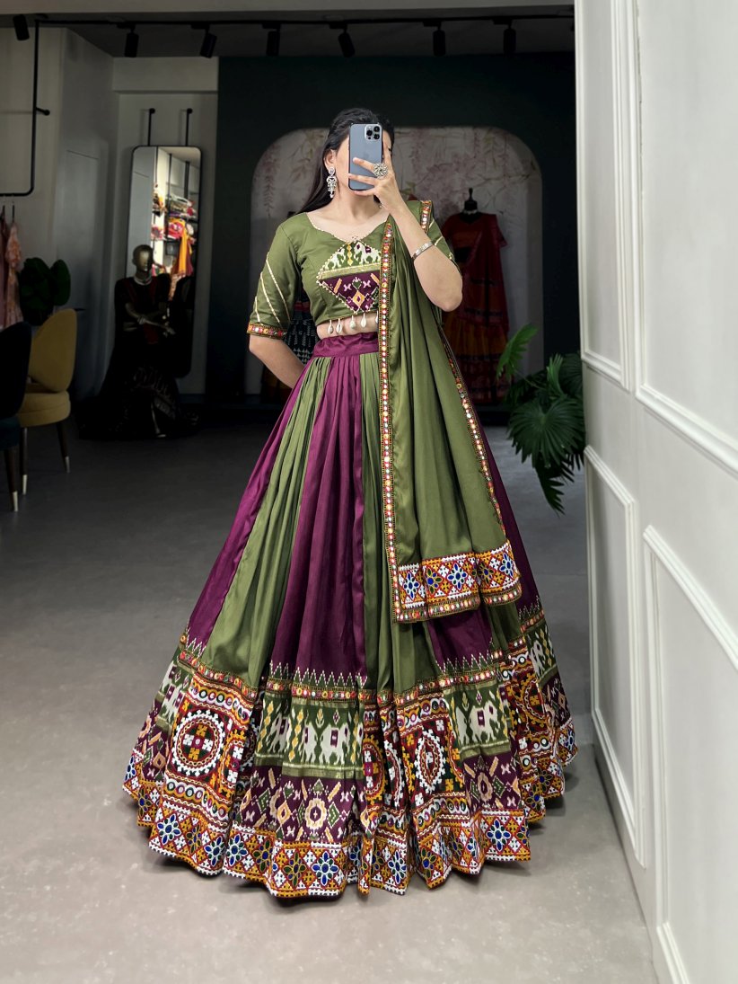 New Semi Stitiched Lehenga Choli