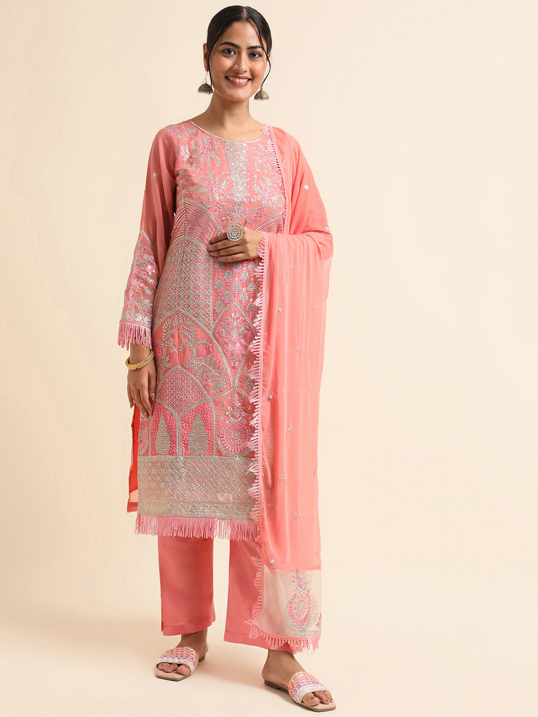 Ready Made Straight Cut Salwar Suits