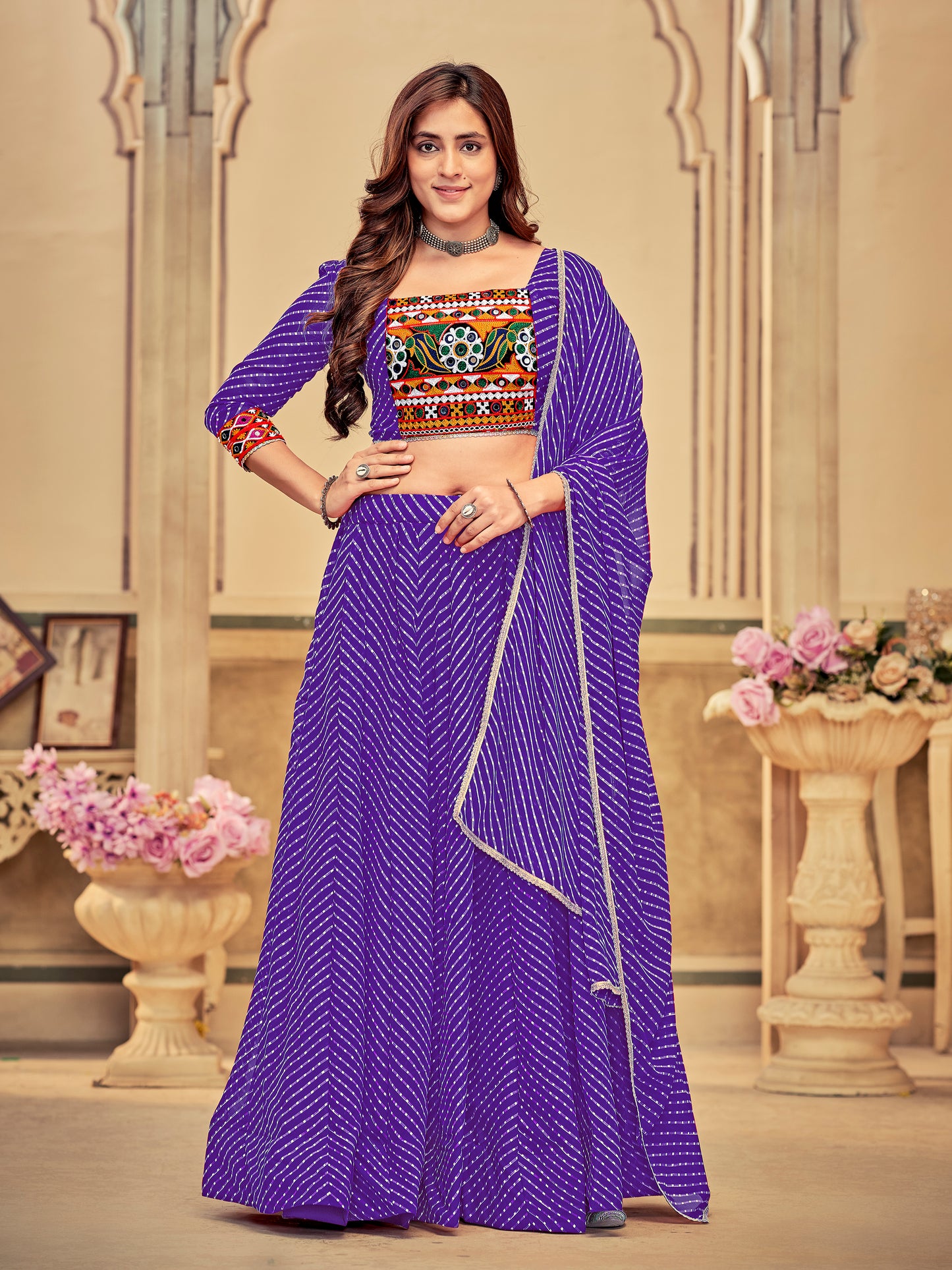 New Semi Stitiched Lehenga Choli