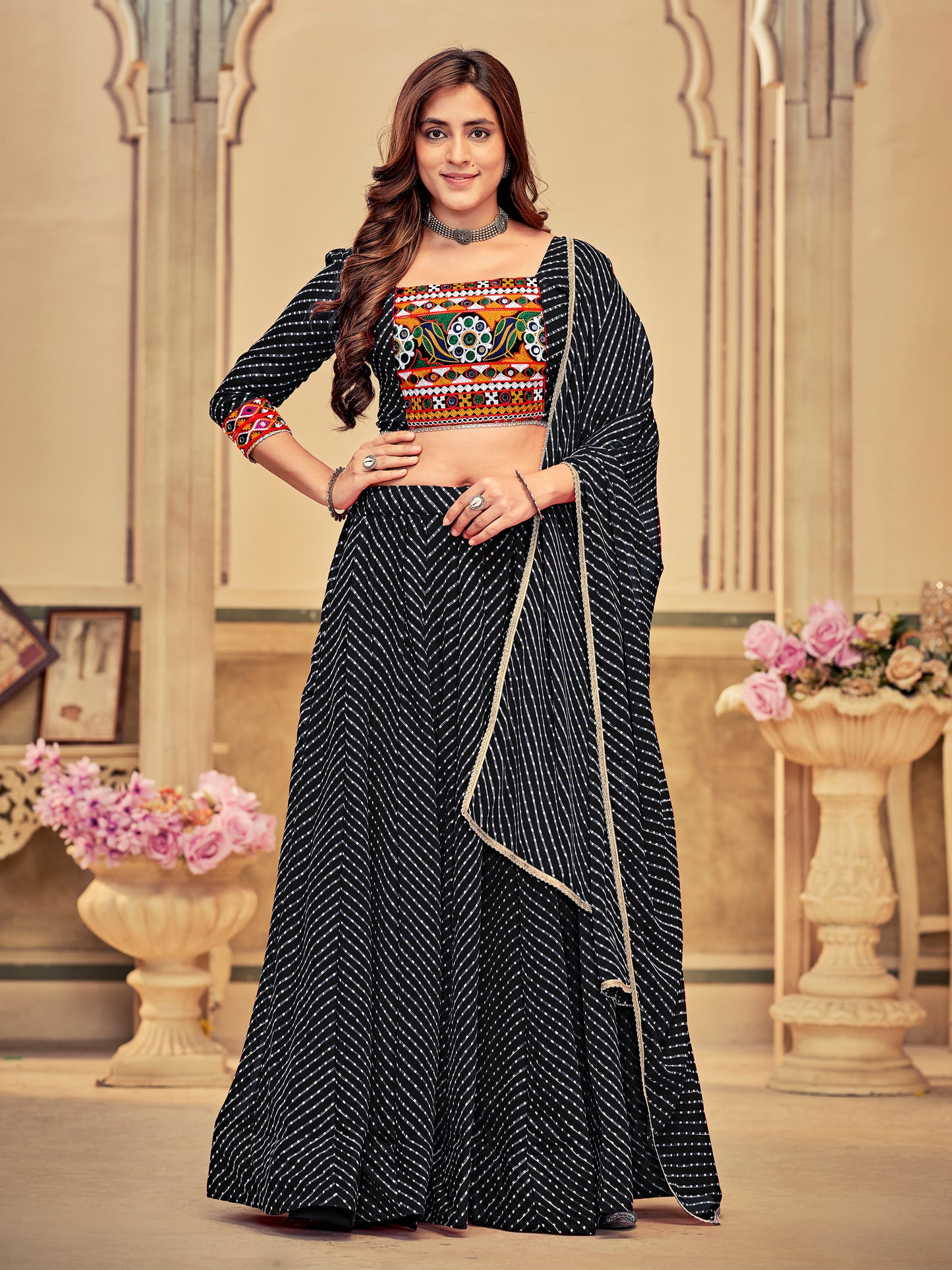 New Semi Stitiched Lehenga Choli