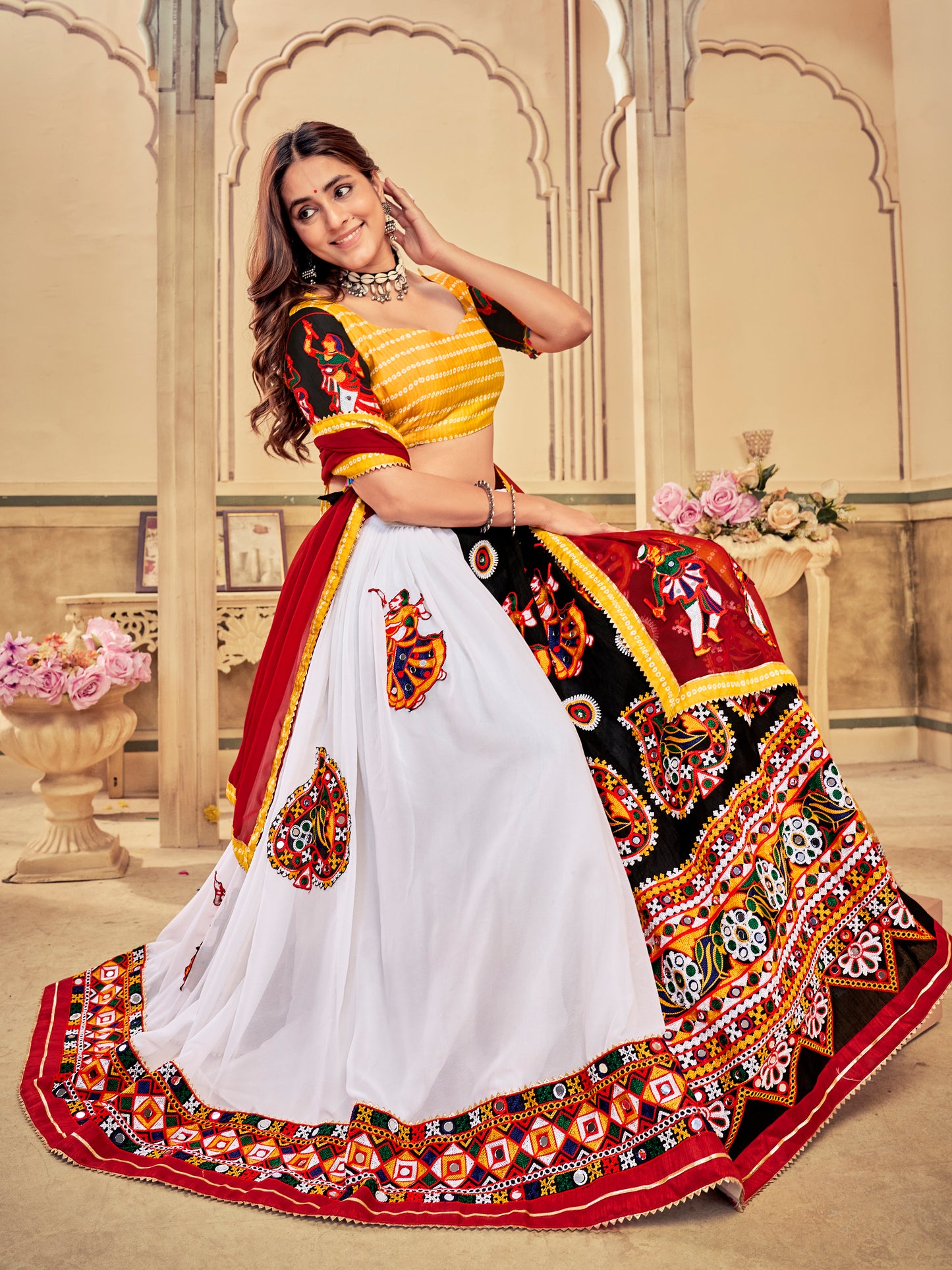 New Semi Stitiched Lehenga Choli