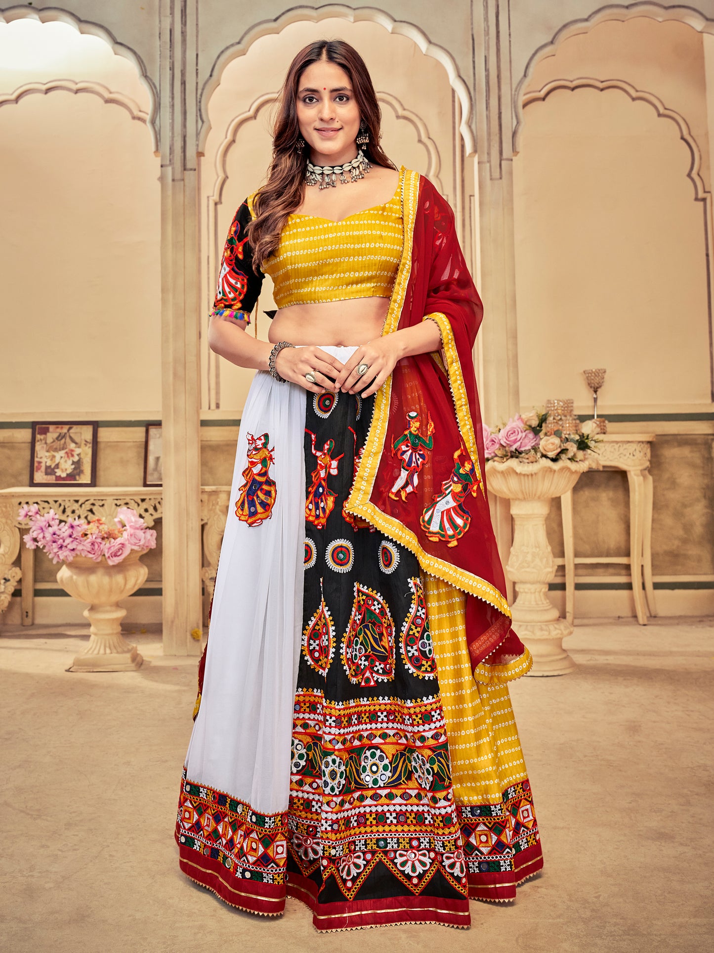 New Semi Stitiched Lehenga Choli