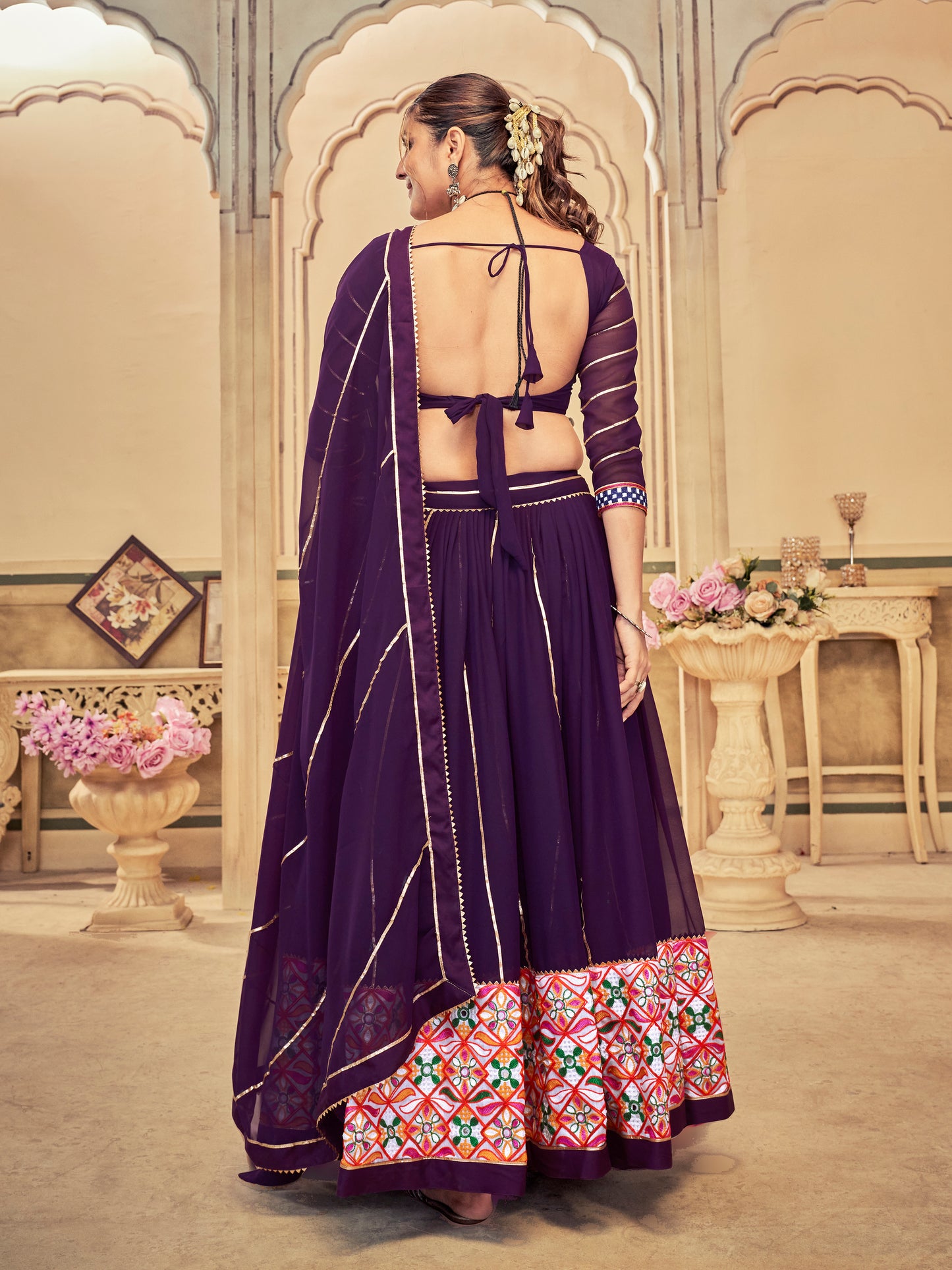 New Semi Stitiched Lehenga Choli