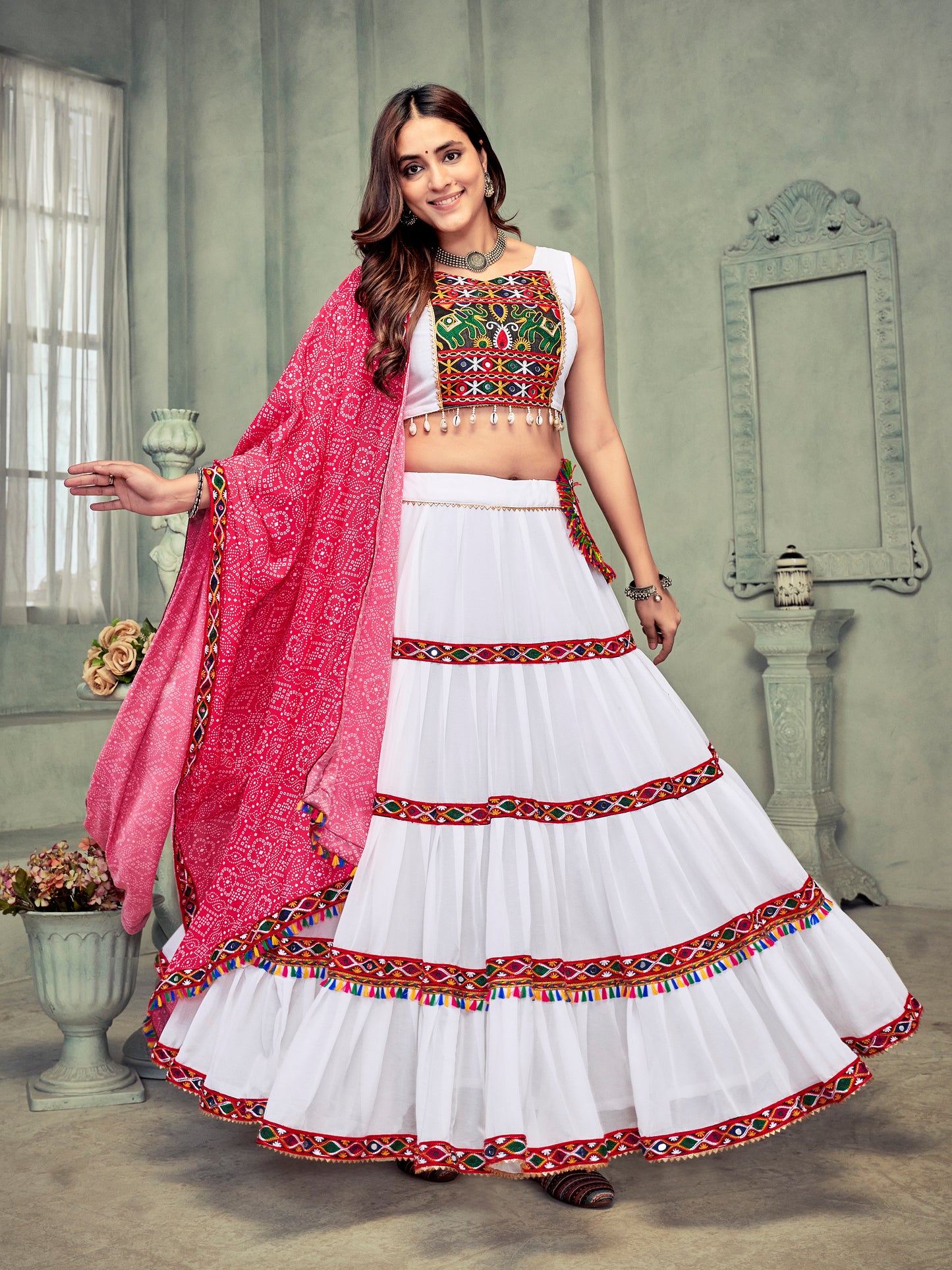 New Semi Stitiched Lehenga Choli