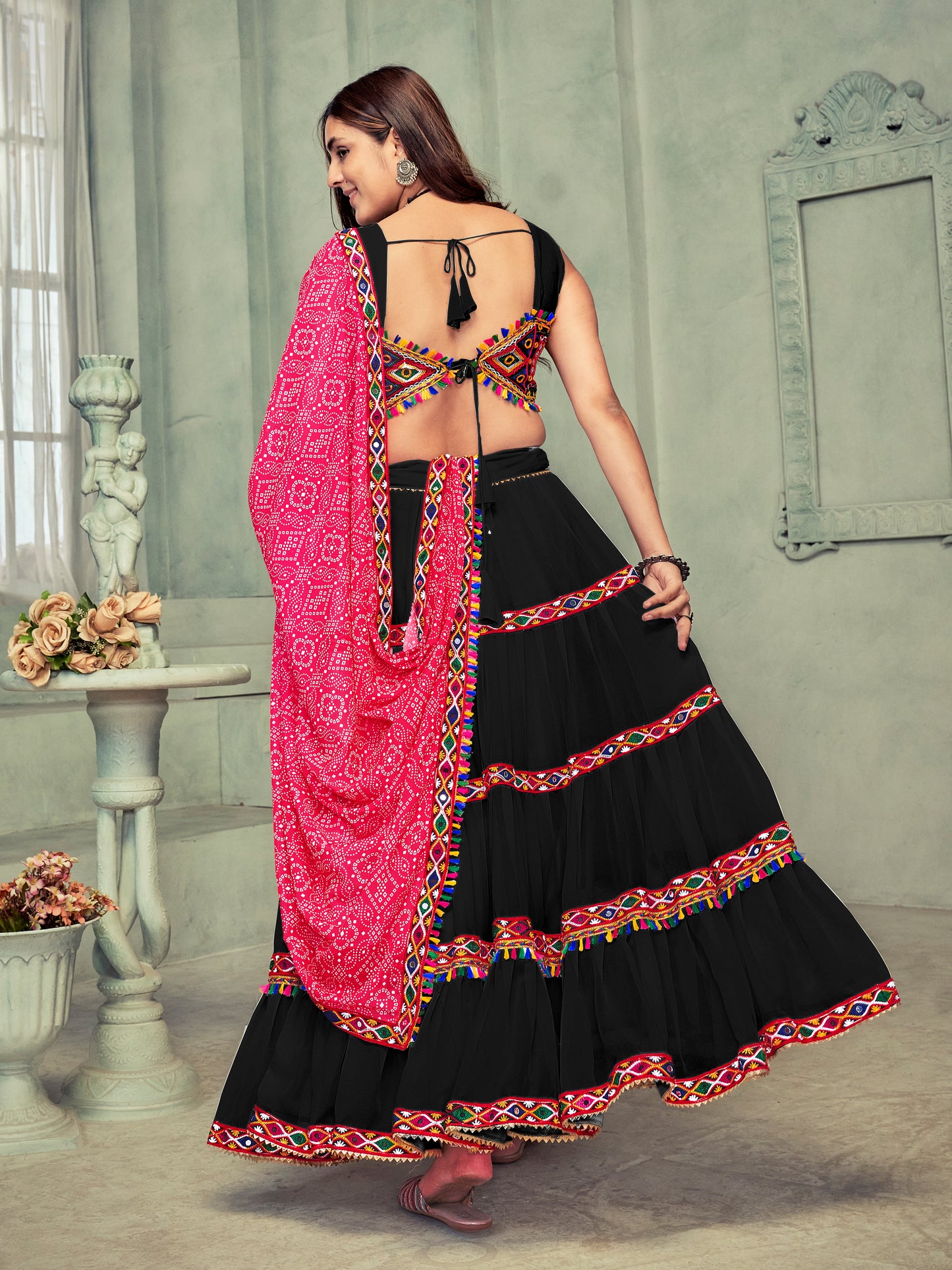 New Semi Stitiched Lehenga Choli