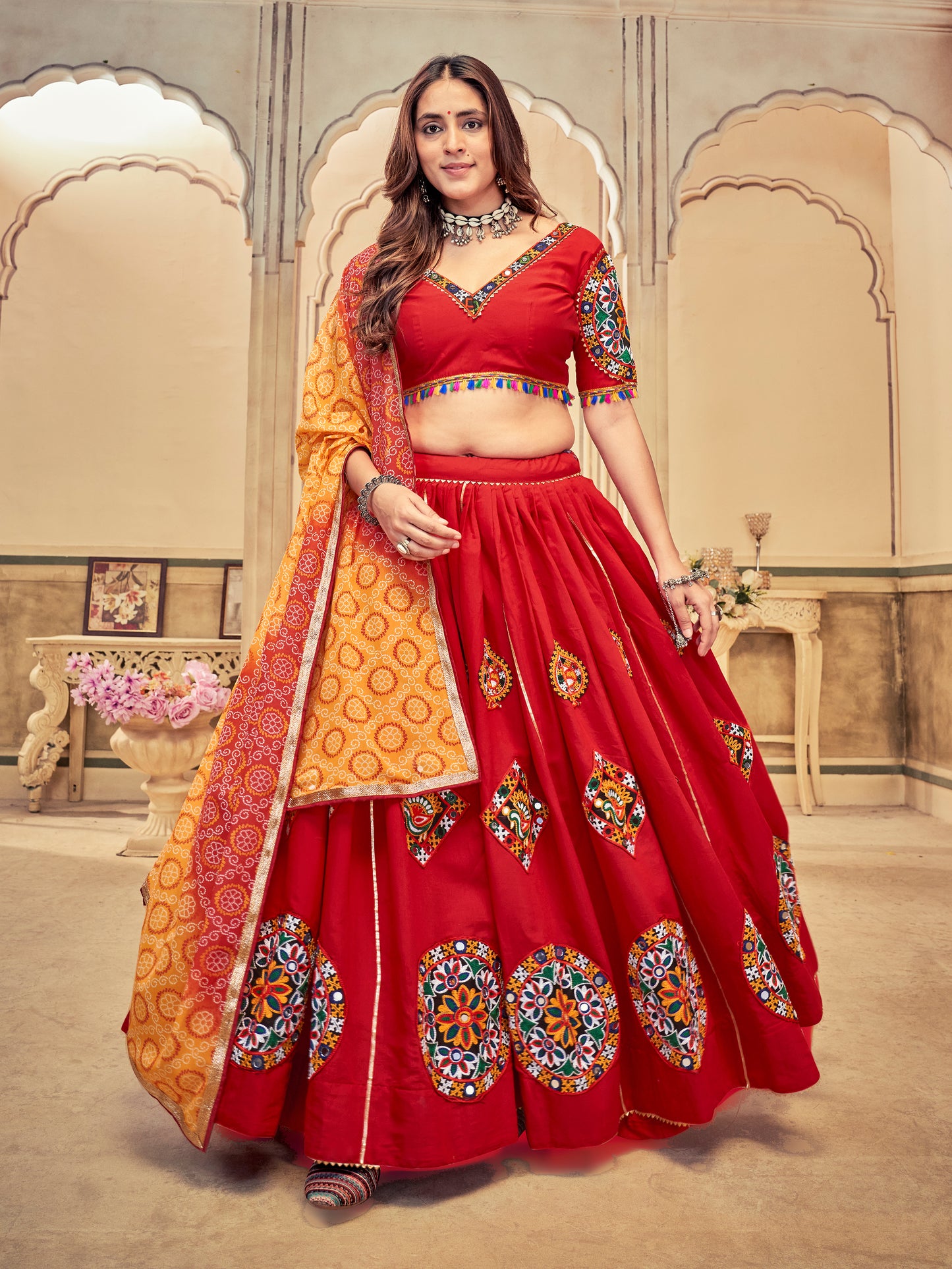 New Semi Stitiched Lehenga Choli