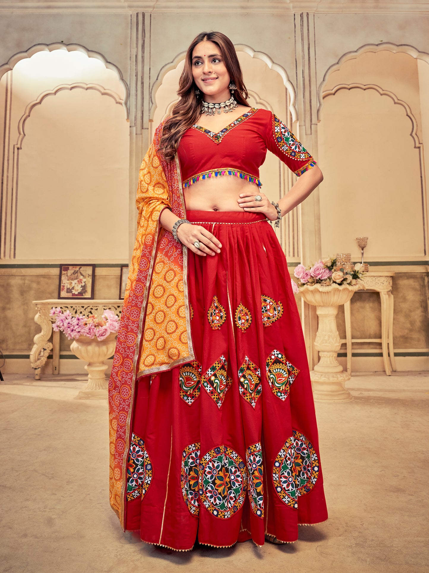 New Semi Stitiched Lehenga Choli