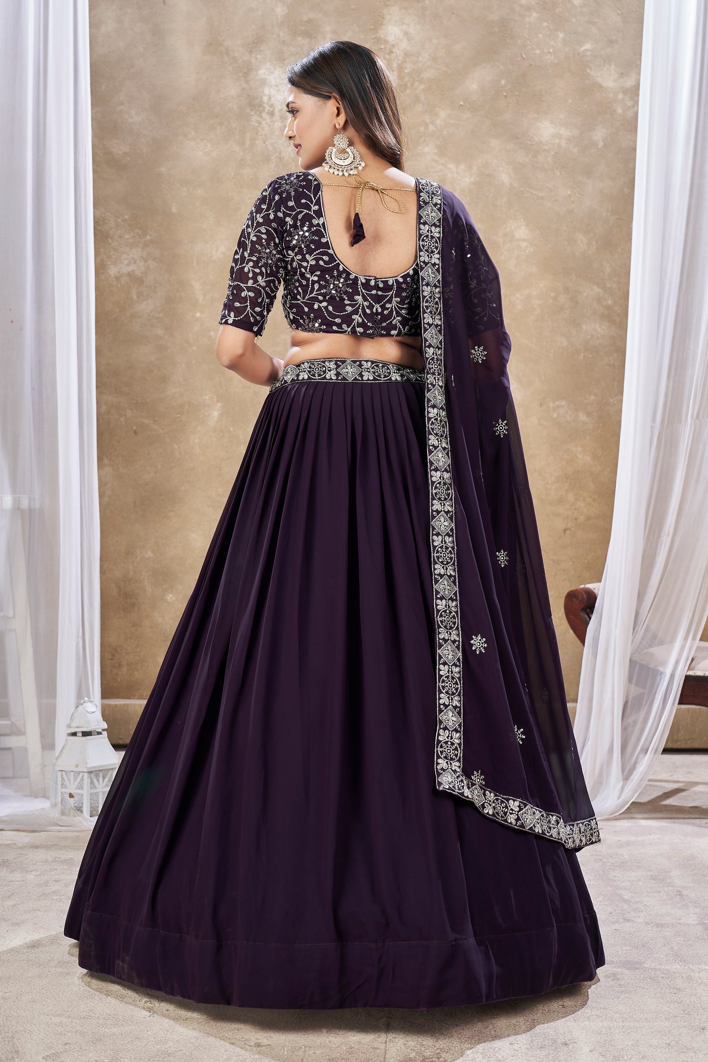 New Semi Stitiched Lehenga Choli