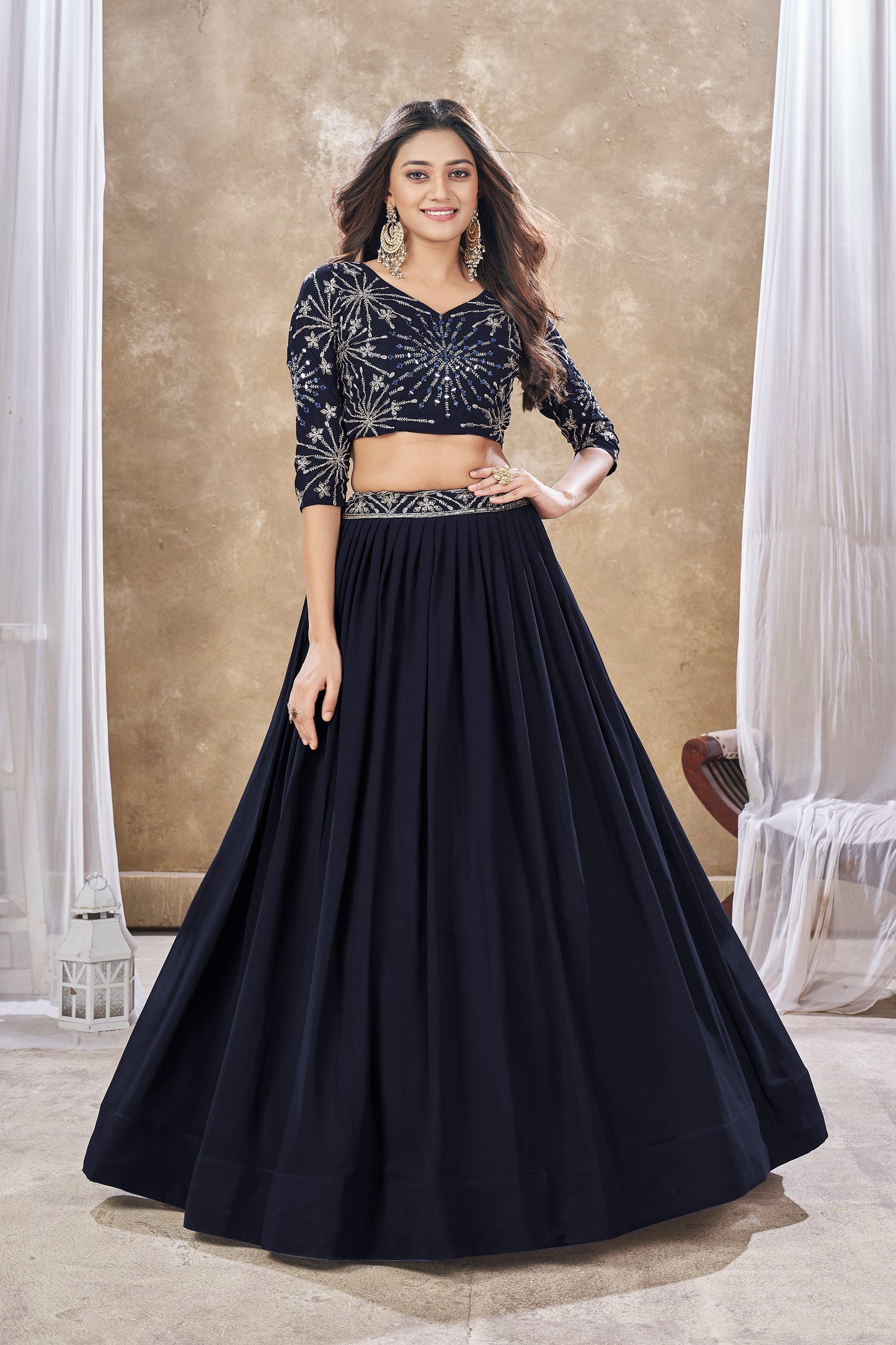 New Semi Stitiched Lehenga Choli