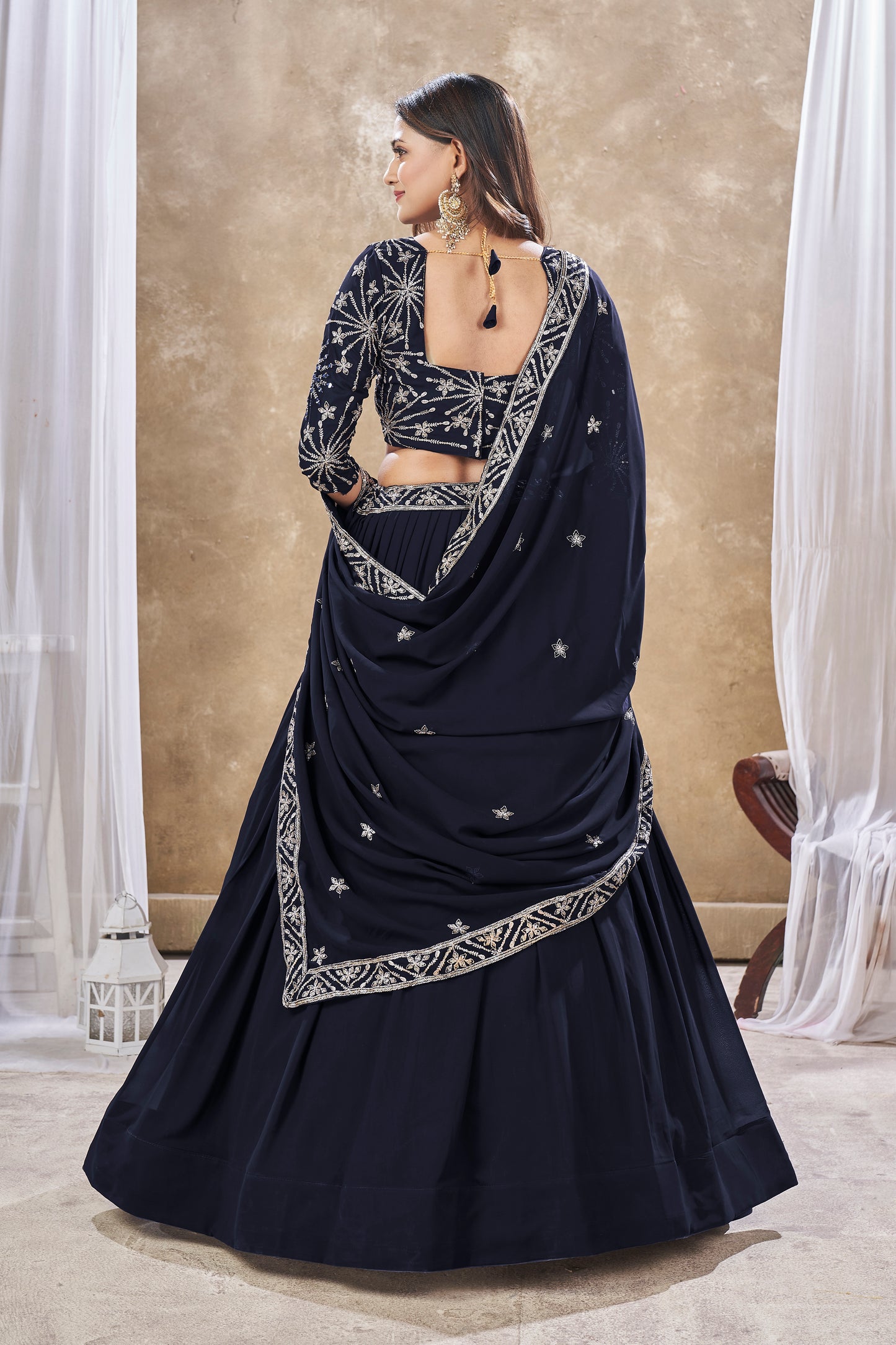 New Semi Stitiched Lehenga Choli