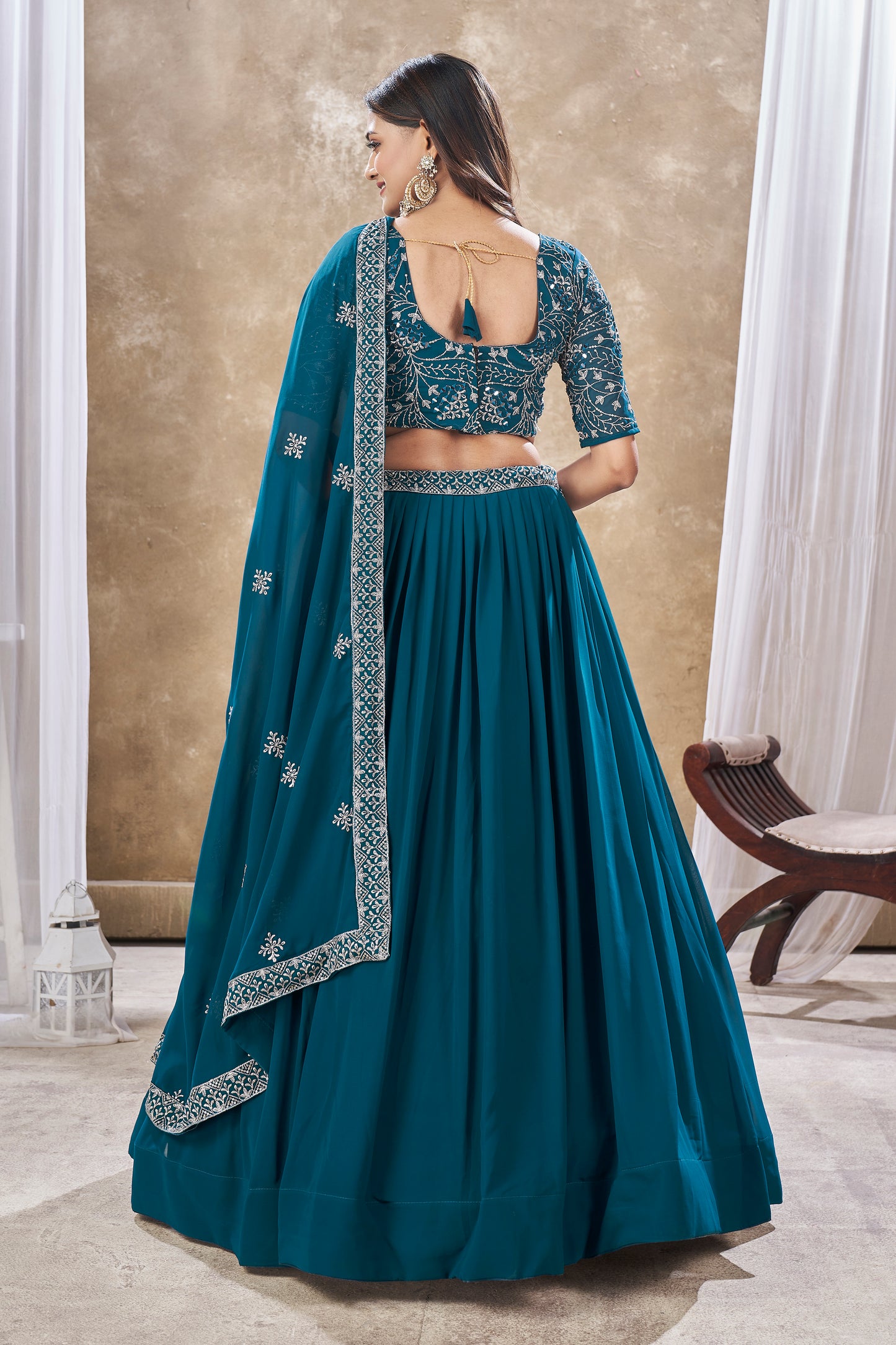 New Semi Stitiched Lehenga Choli