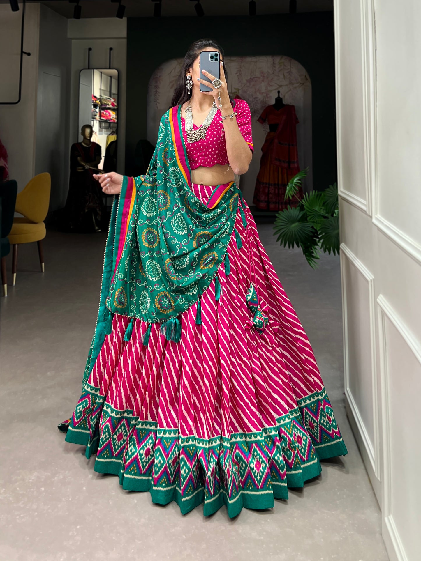 New Semi Stitiched Lehenga Choli