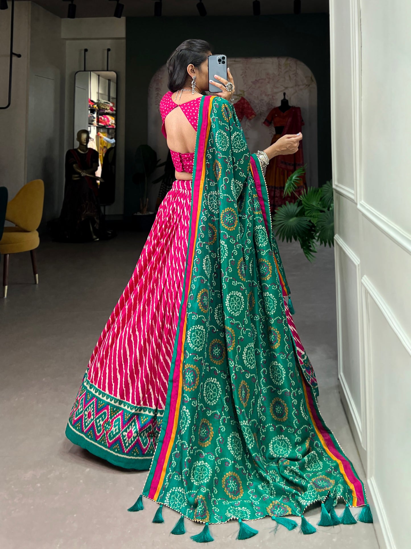 New Semi Stitiched Lehenga Choli