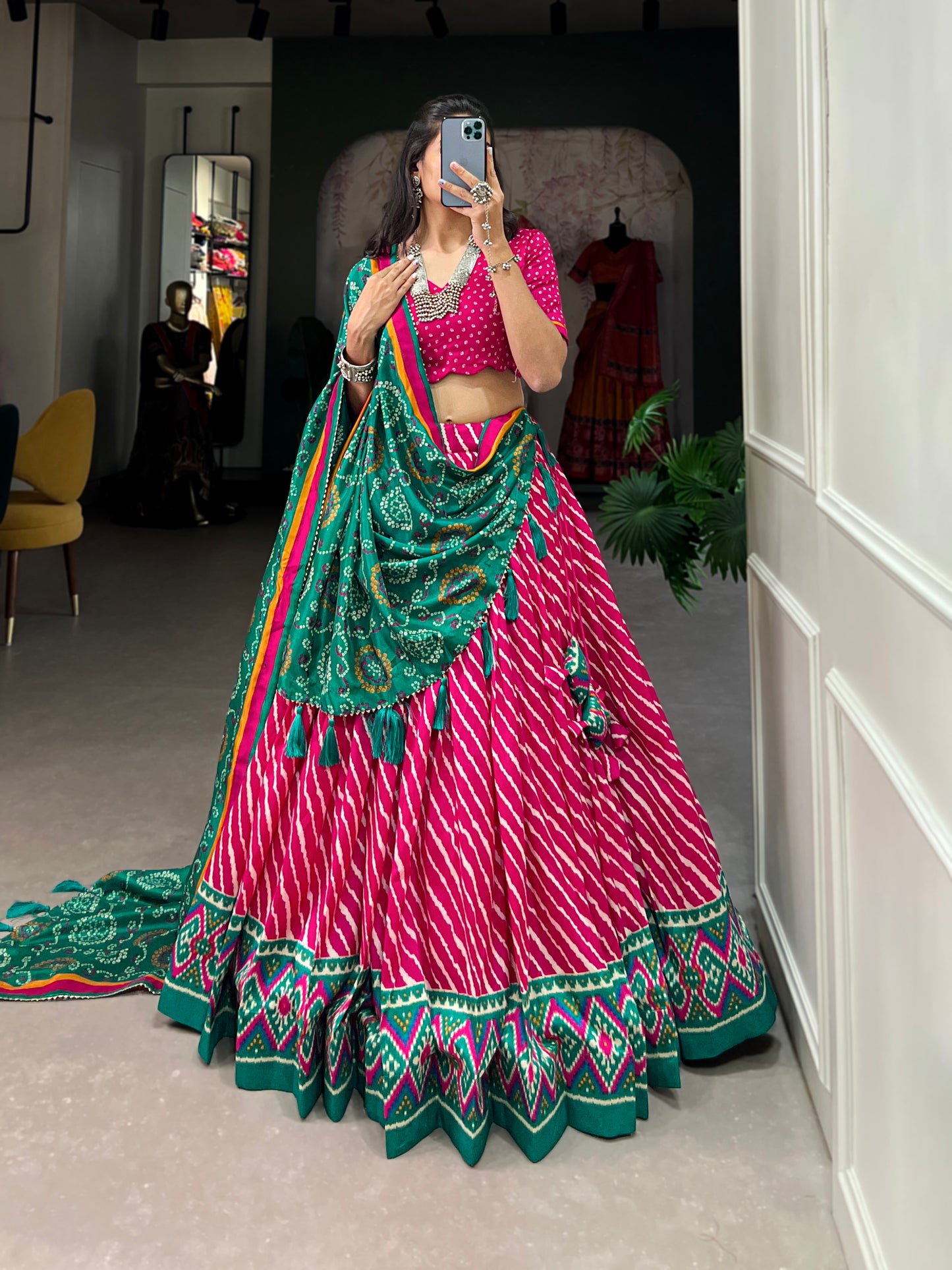 New Semi Stitiched Lehenga Choli