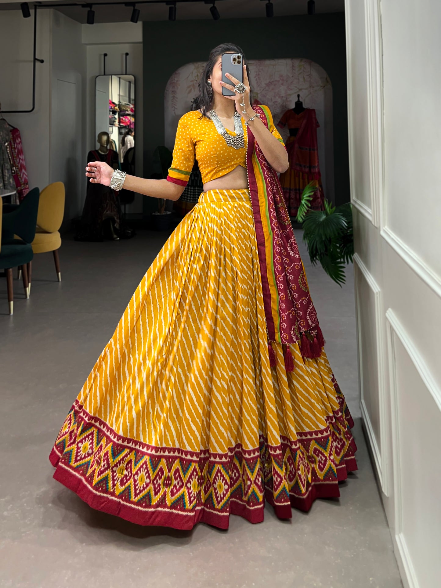 New Semi Stitiched Lehenga Choli