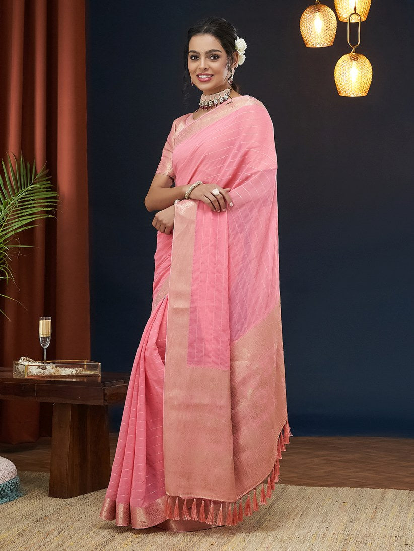 Georgette Silk Saree